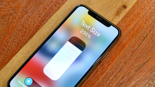 How to Set Unique Text Sizes for Different Apps in iOS 15