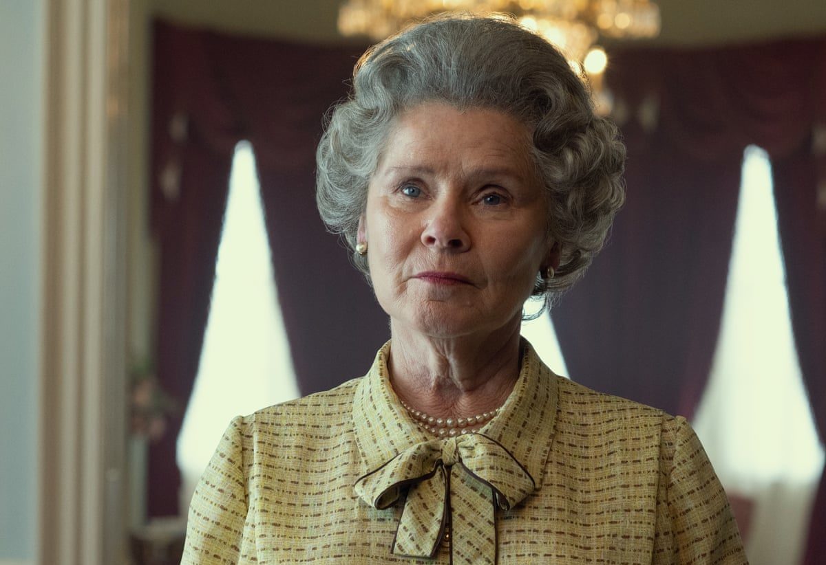 Imelda Staunton as Queen Elizabeth II in The Crown Best new TV shows 2022.