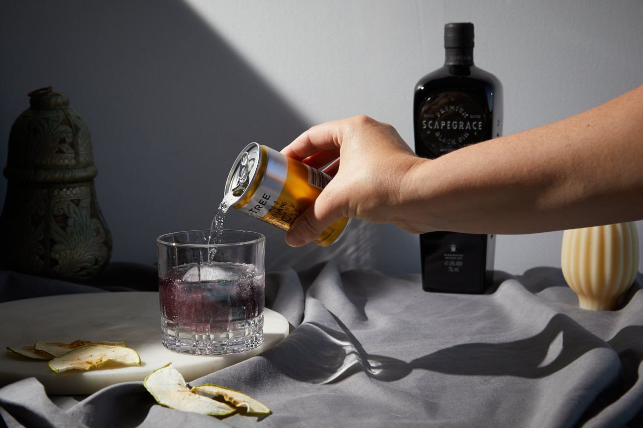 black gin cocktail recipe
