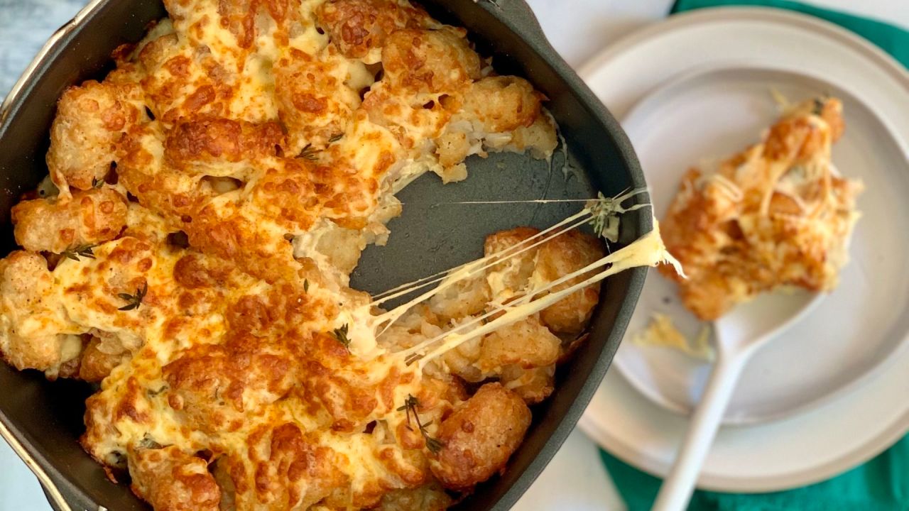 How to Make Cheesy Potato Bake in an Airfryer