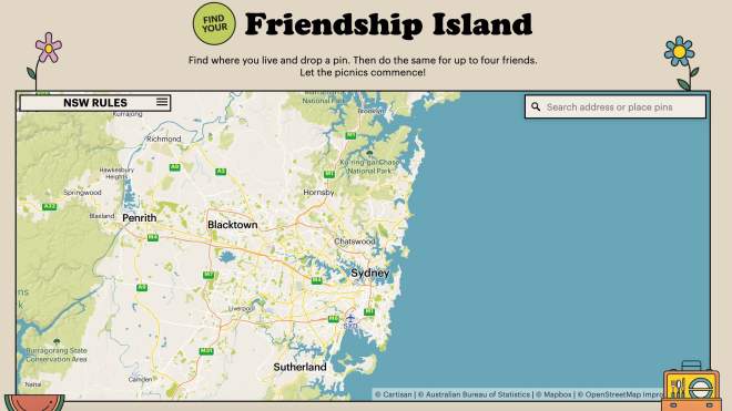This Interactive Map Will Help You and Your Vaxxed Mates Find the Perfect Picnic Spot