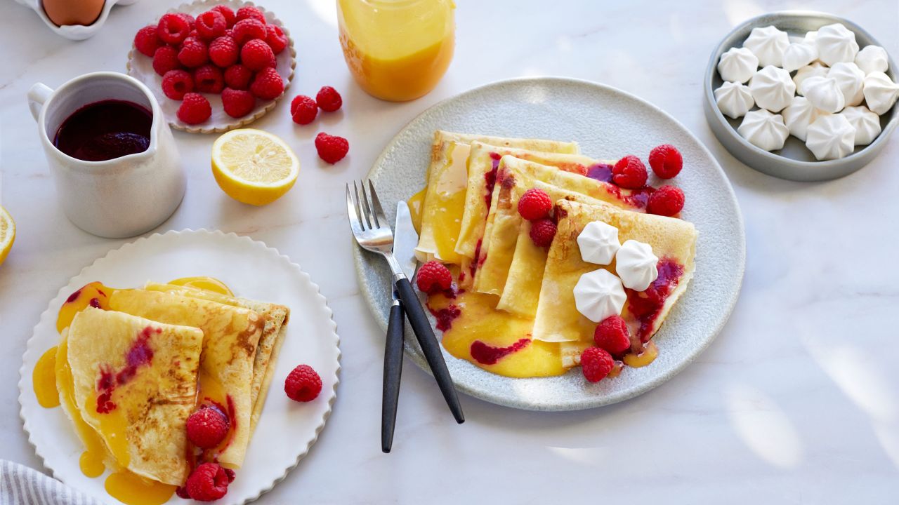 This Lemon Meringue Crepe Recipe Is the Fanciest Way to Start the Day