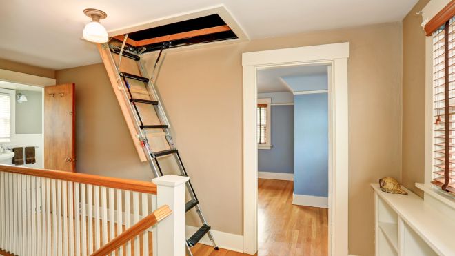 How to Insulate a Ceiling Trap Door to an Attic