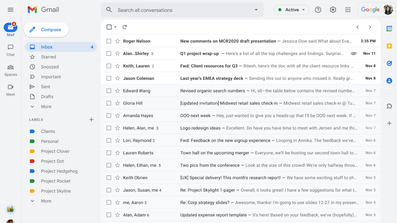Gmail Is Getting a New Interface — and It’s a Big Improvement