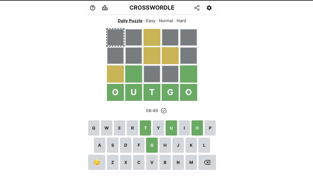crosswordle wordle similar games