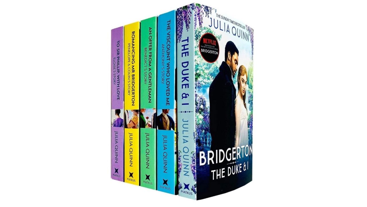 Bridgerton boxed set contains volumes 1-5 of the series