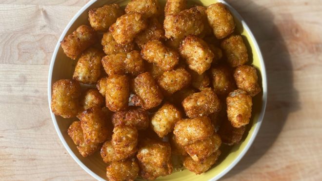 You Should Definitely Make Sticky Honey Tots in Your Air Fryer