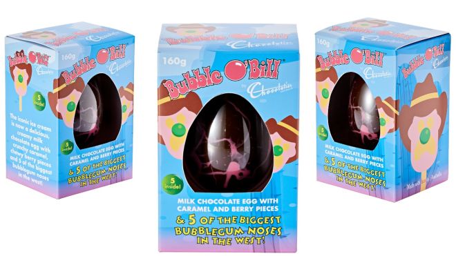 Gaze Upon Bubble O’Bill in Easter Egg Form