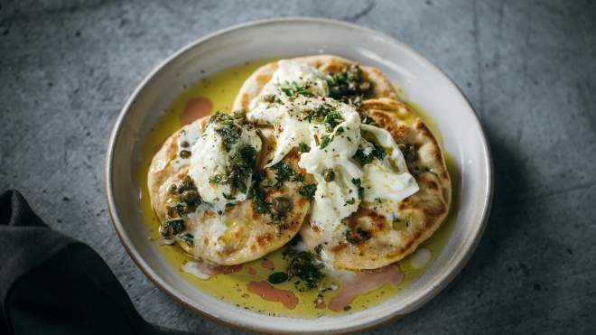 Adam Liaw’s Flatbread With Mozzarella Is Technically a Side Dish, but Why Stop There?