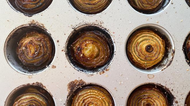 You Should Roast a Whole Bunch of Onions in a Muffin Tin