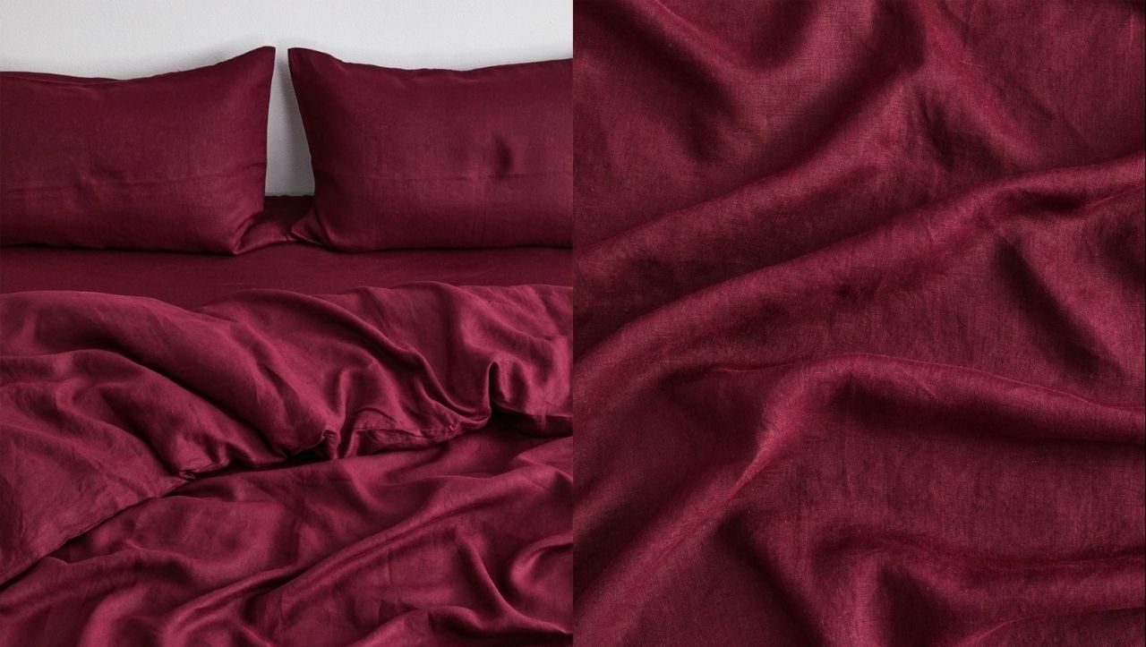 Flax bed sheet linen