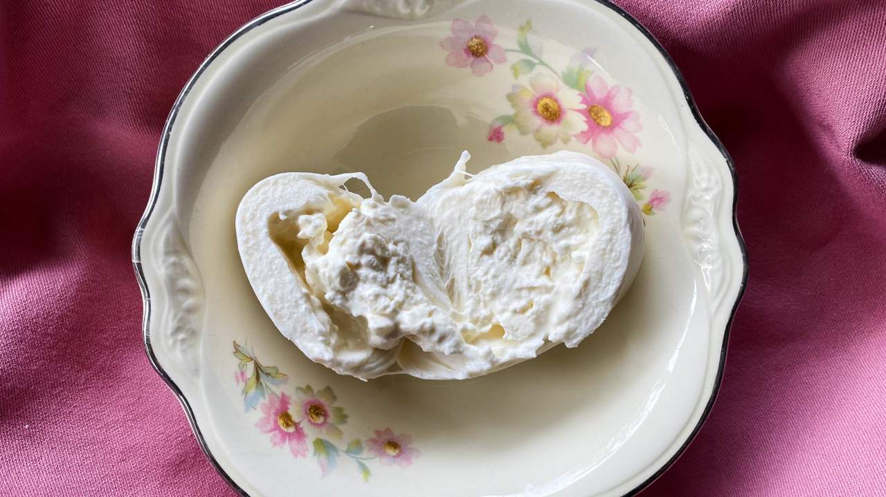 This is burrata. (Photo: Claire Lower)
