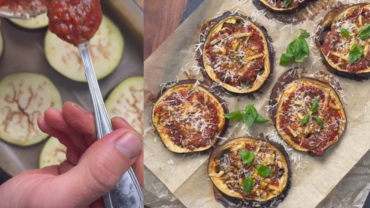 Eggplant Pizza Bites Are Little Mouthfuls of Plant-Based Deliciousness