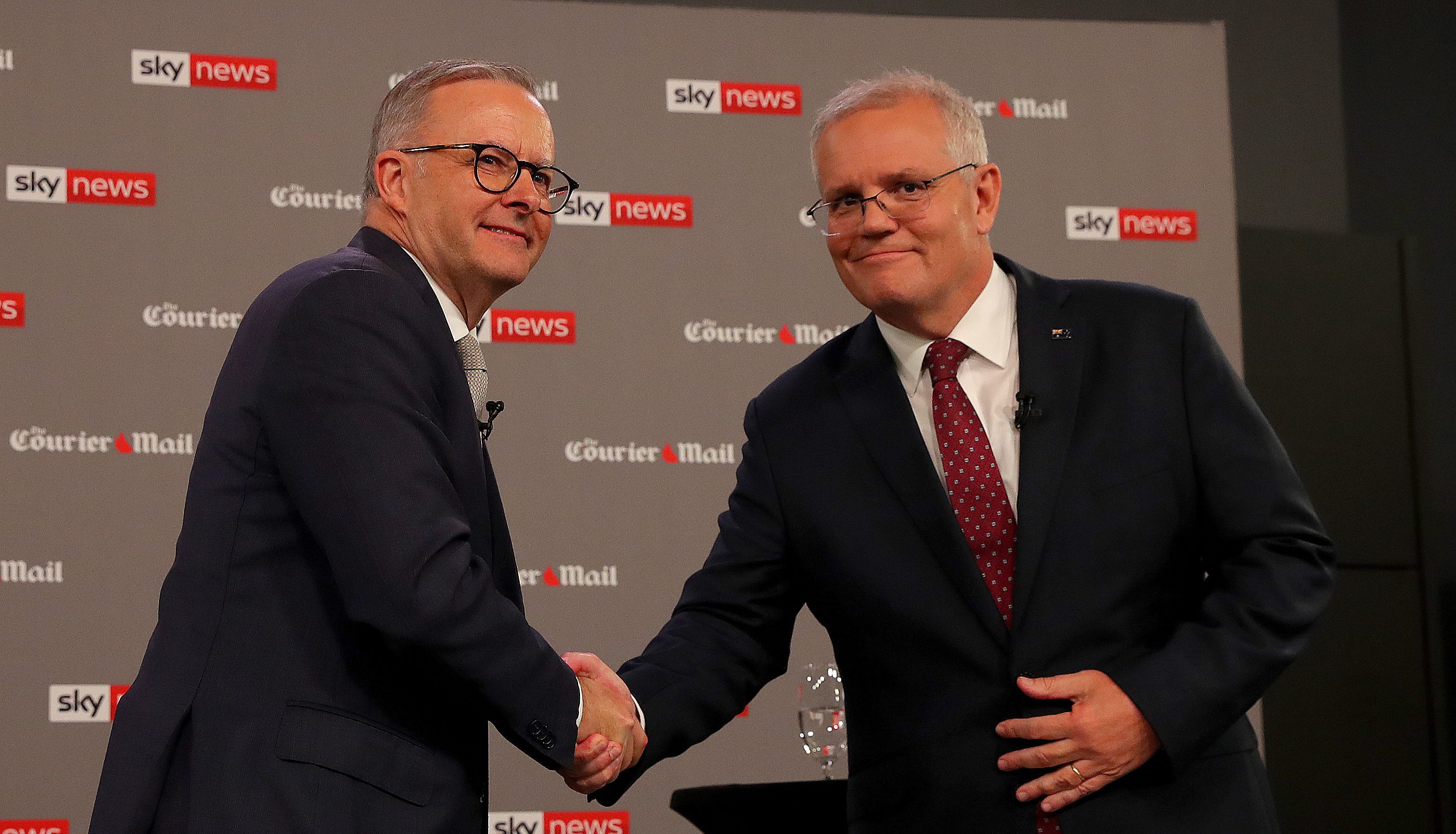 election debate Party Leaders Meet For First Debate Ahead Of Australian Election