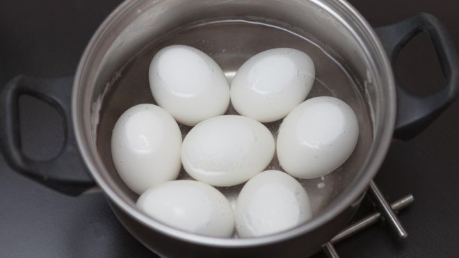 How to Make Hard Boiled Eggs Without Peeling a Damn Thing