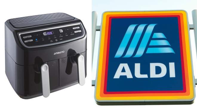 ALDI Is Selling a Dual Basket Air Fryer and My Body Is Ready for Double the Chips