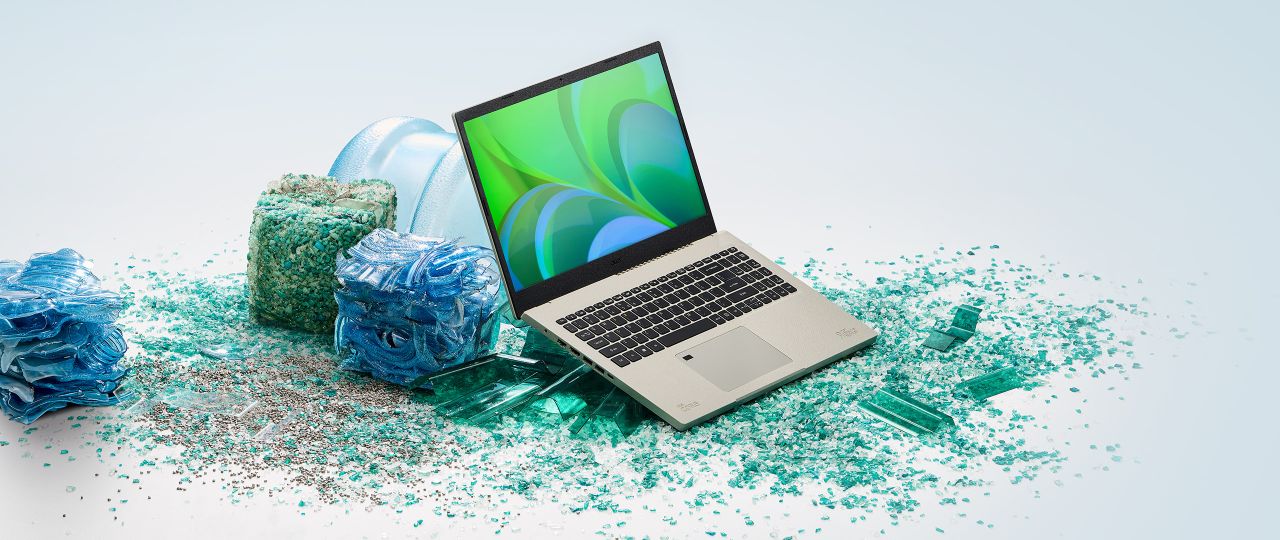acer aspire vero green laptops