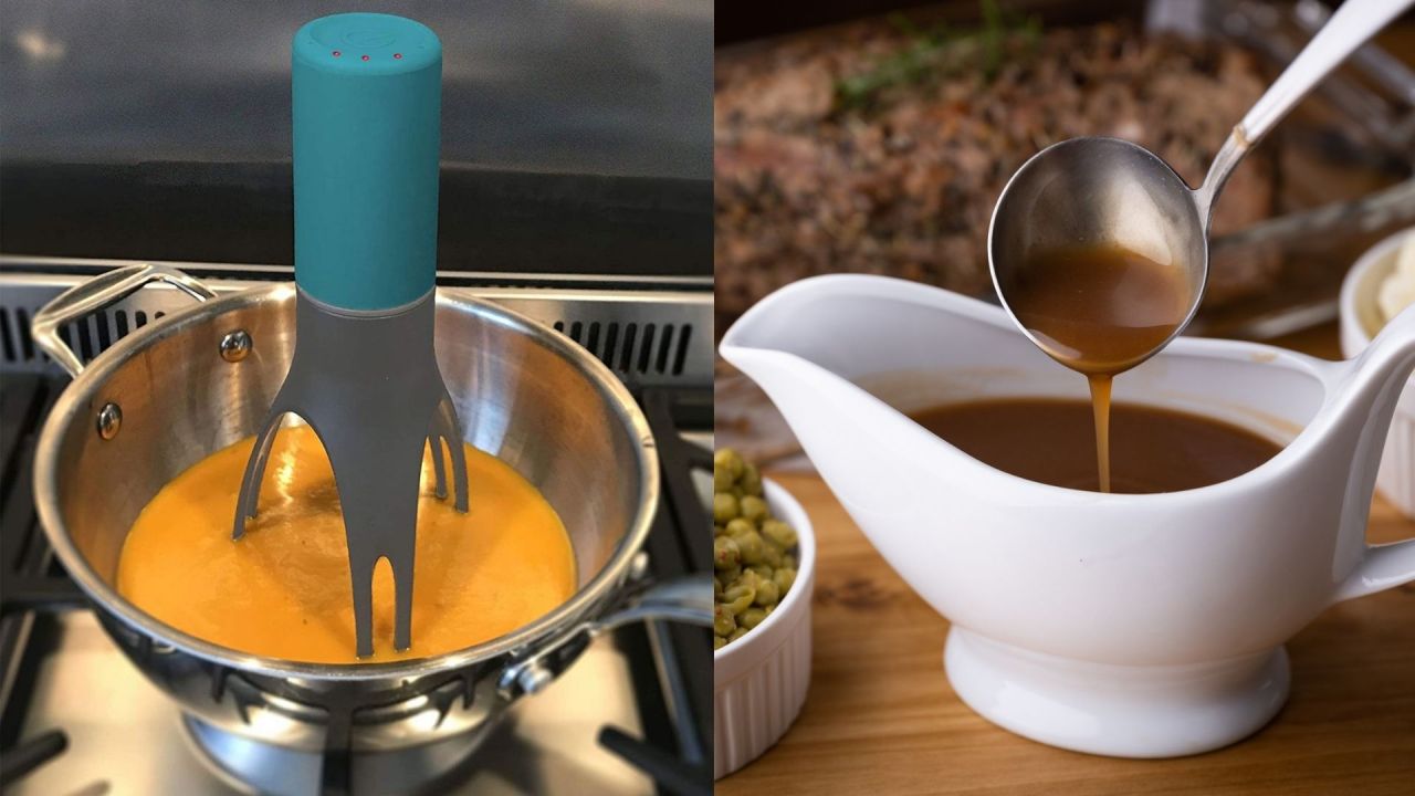 This Automatic Pot Stirrer Is the Secret to Thickening up Sauces minus the Arm Workout