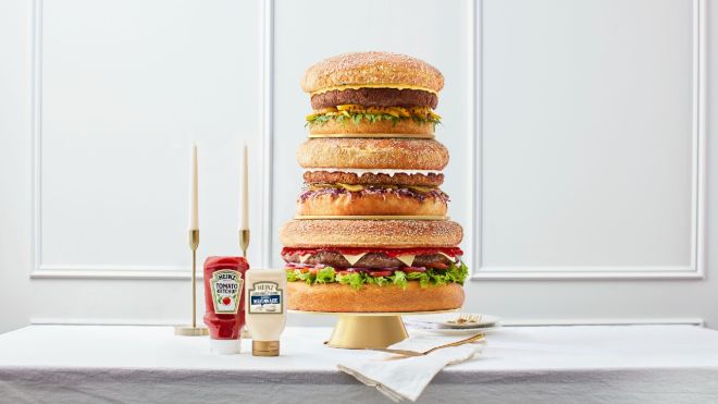 Make Your Own Three-Tier Burger Wedding Cake, No Significant Other Required