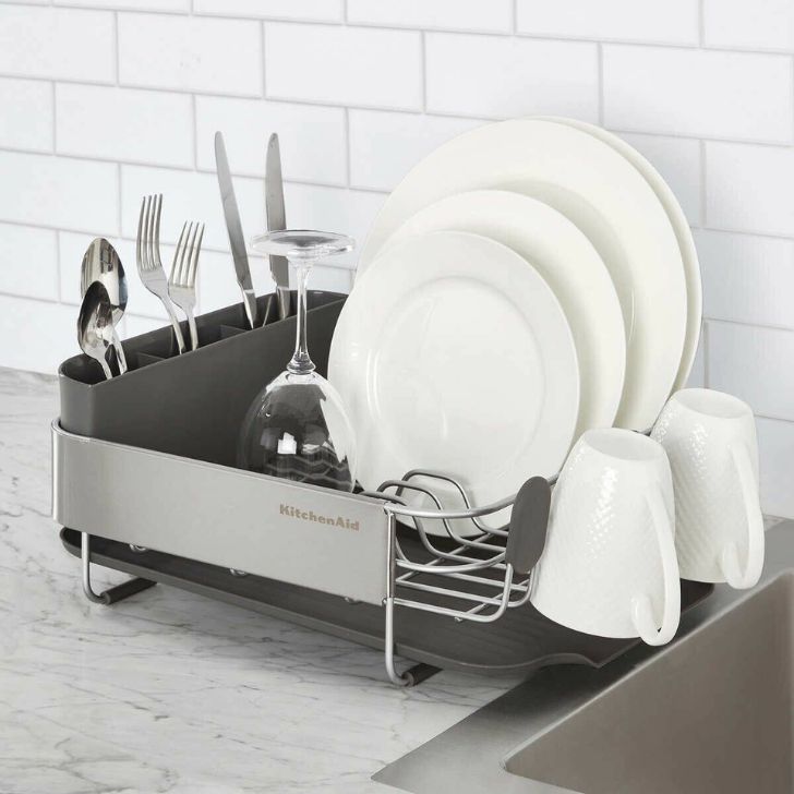 6 God-Tier Dish Racks That Will Max Out the Counter Space in Your Kitchen