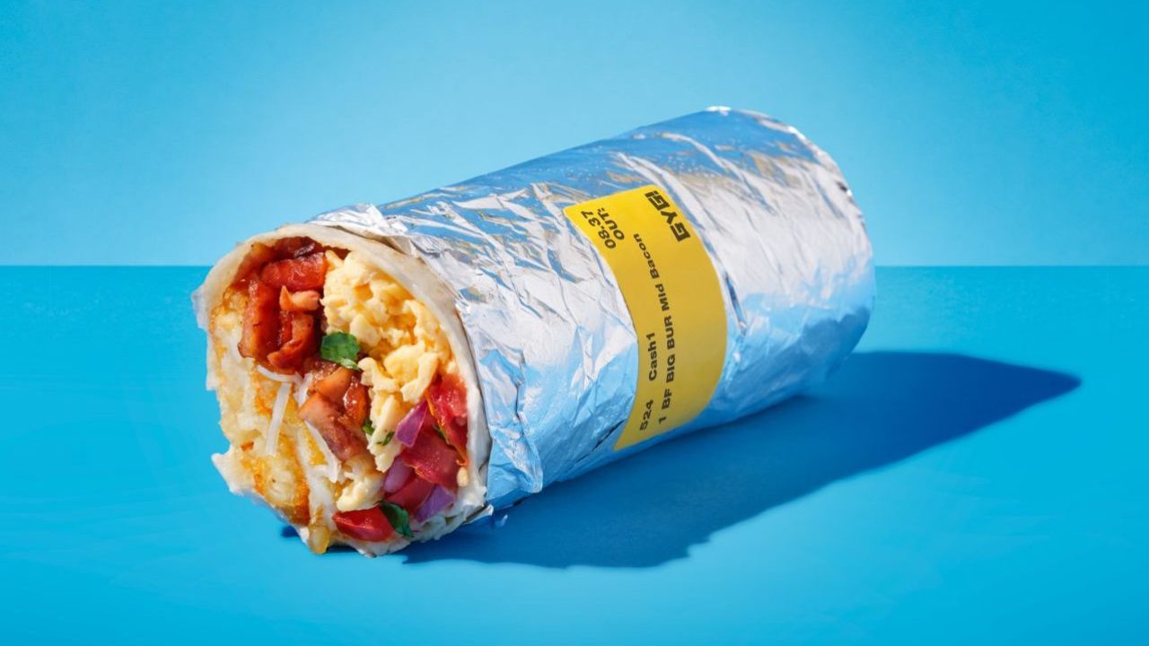 GYG Has Added a Giant Burrito to Its Often-Forgotten Breakfast Menu