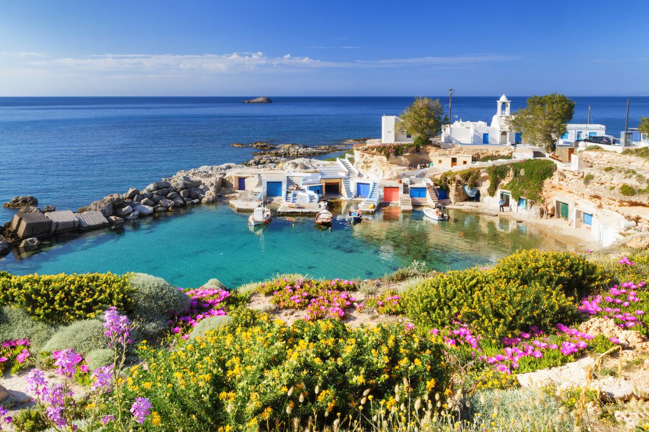 The best islands of Milos island in Greece