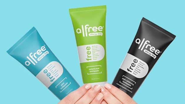 Alfree is an eco-friendly natural toothpaste