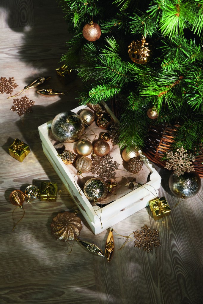 Christmas lights, decorations, trees ALDI. Image supplied