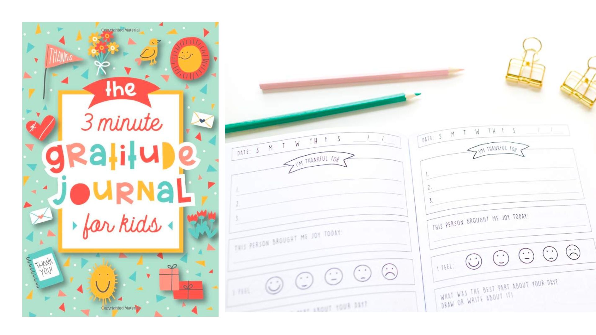 Gratitude journals for kids